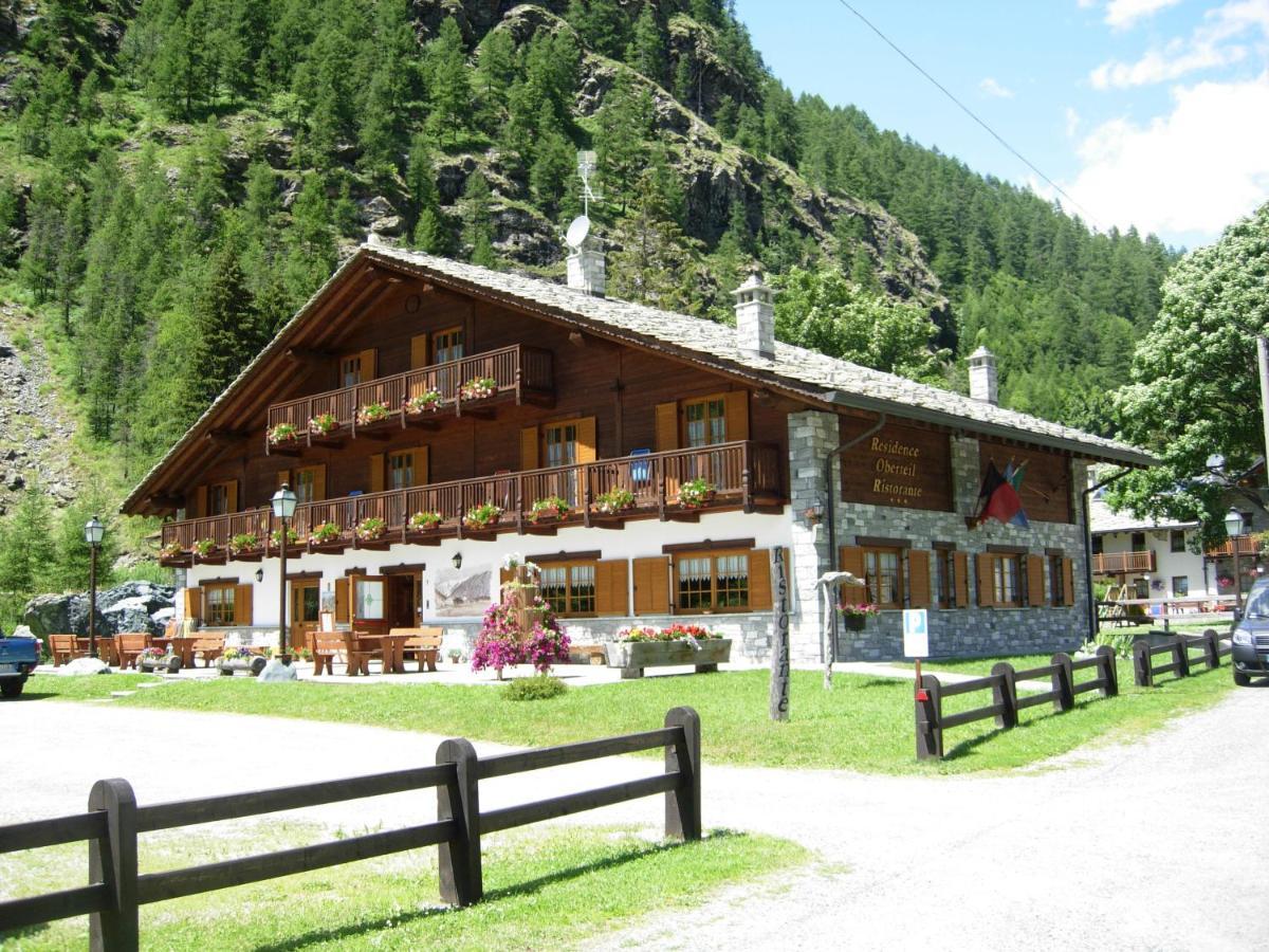 Residence Oberteil Gressoney-la-Trinité Esterno foto