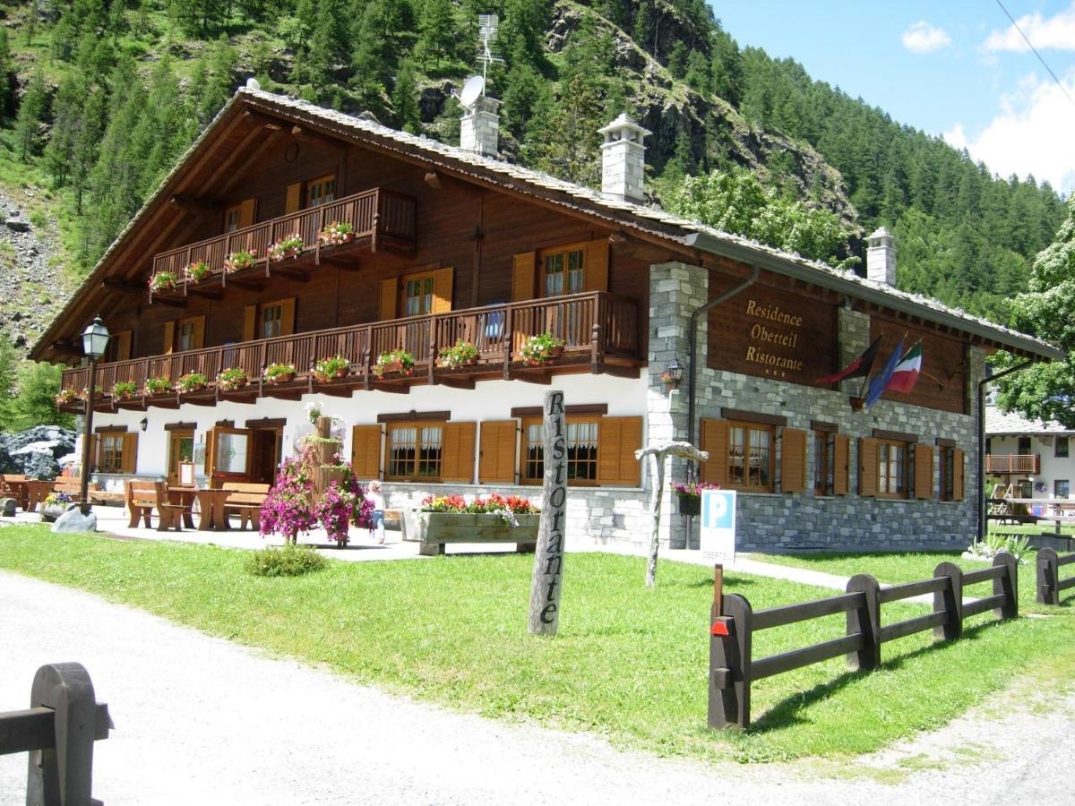 Residence Oberteil Gressoney-la-Trinité Esterno foto