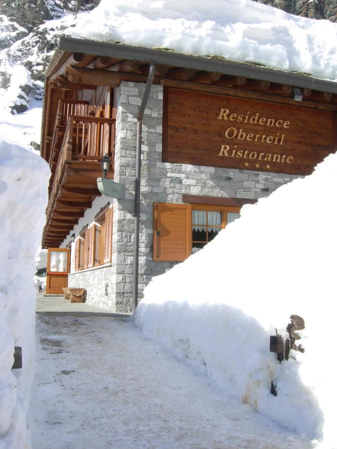 Residence Oberteil Gressoney-la-Trinité Esterno foto