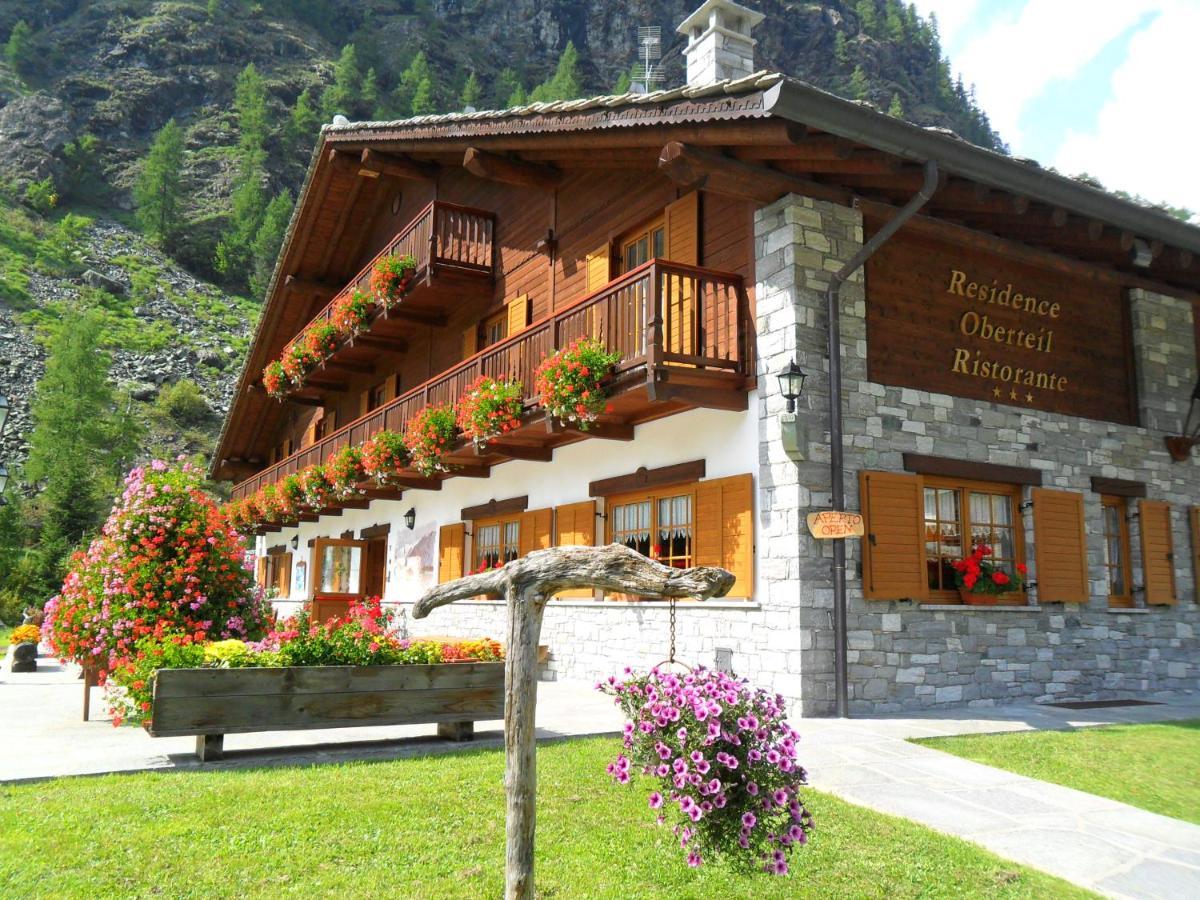 Residence Oberteil Gressoney-la-Trinité Esterno foto