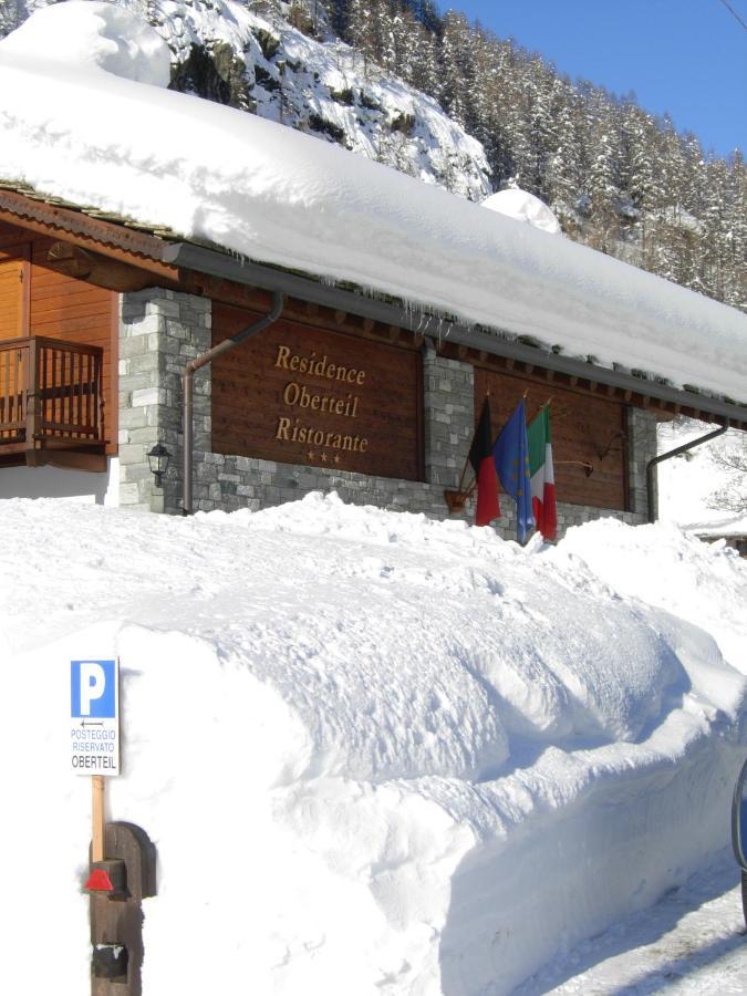 Residence Oberteil Gressoney-la-Trinité Esterno foto