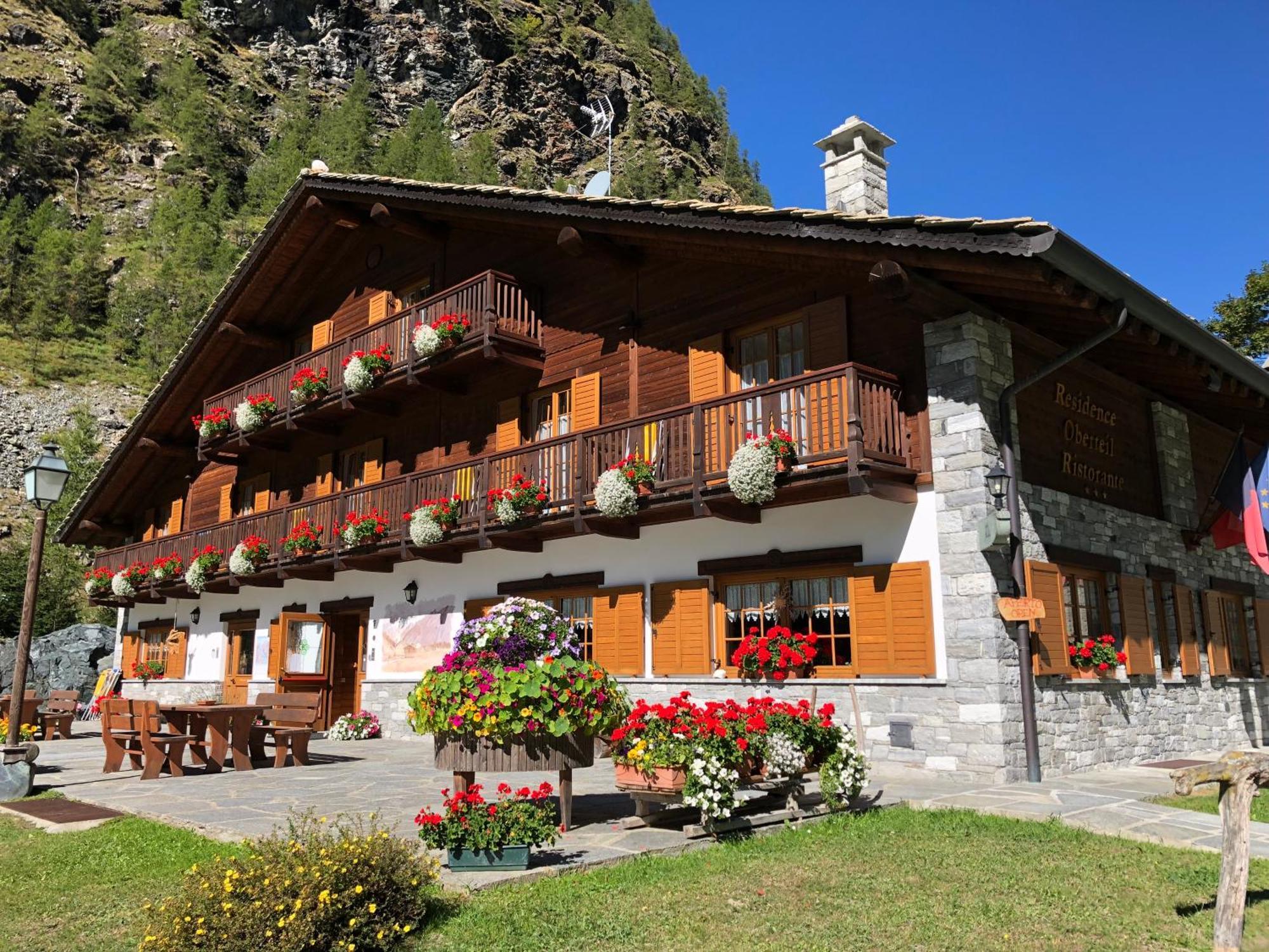 Residence Oberteil Gressoney-la-Trinité Esterno foto