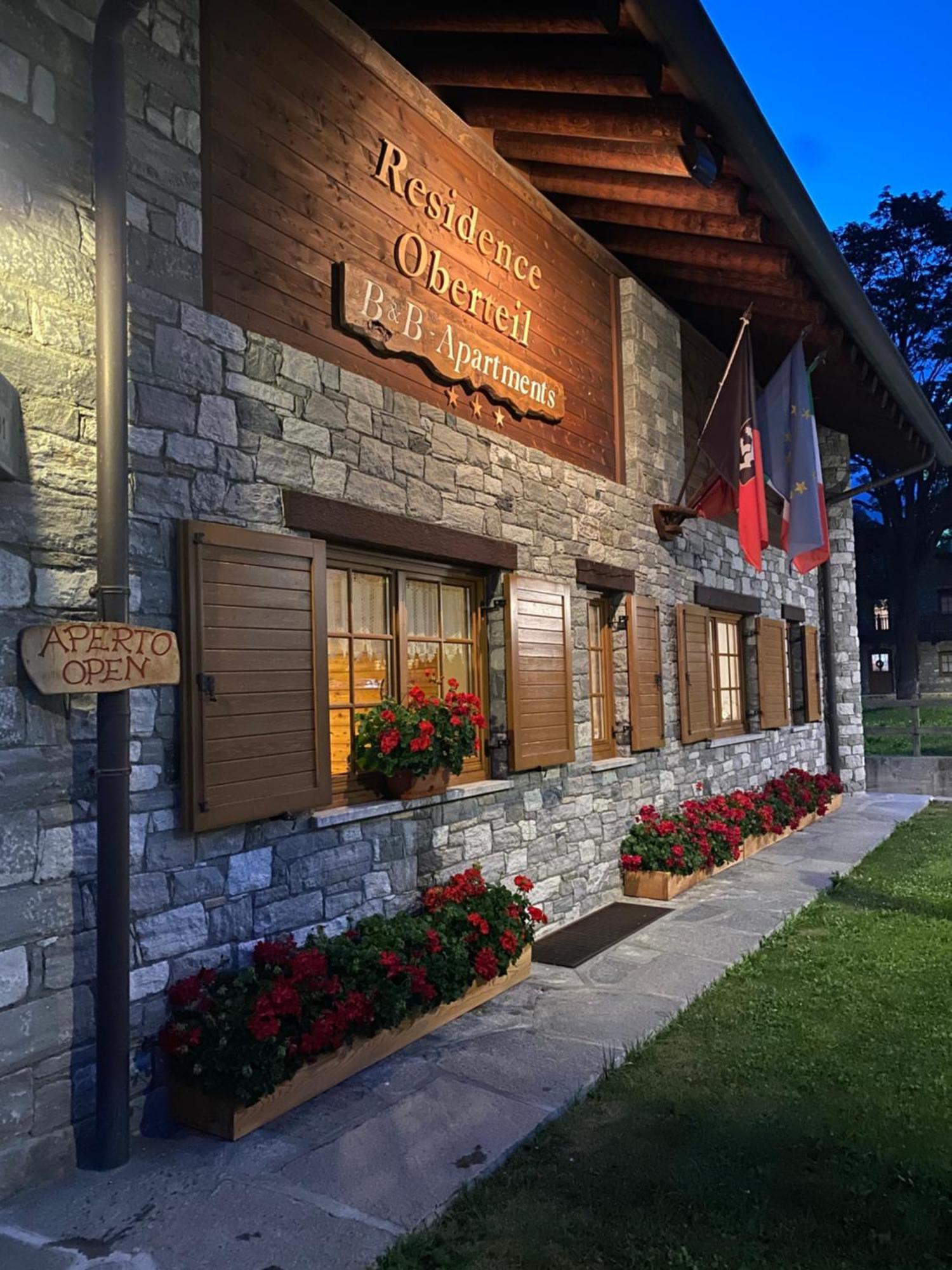 Residence Oberteil Gressoney-la-Trinité Esterno foto